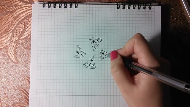Как нарисовать пиццу. How to draw a pizza смотреть онлайн