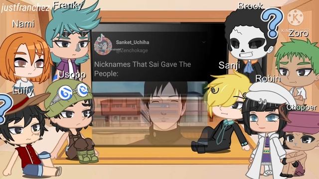 One Piece Straw hats react to Naruto Team 7 1 3, justfranchez смотреть онлайн