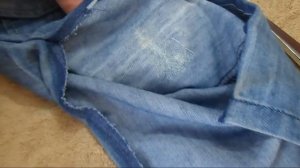 Как починить дырку на коленке (поставить латку). How to mend a hole on your knee.