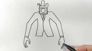 SKIBIDI TOILET, Рисуем Камерамена