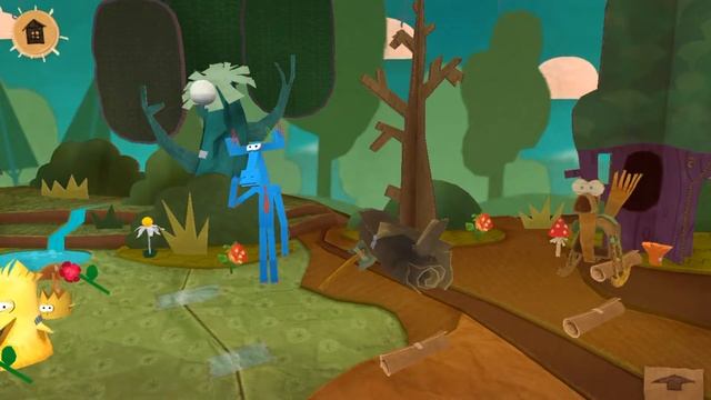 PAPER TALES APP FOR KIDS - FISHING CHOPPING WOOD PAPER CRAFTS DRAWING - UNIQUE ENVIRONMENT смотреть онлайн