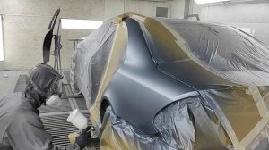 покраска дверей/лак Upol 2081/anest iwata  ws 400 1.4/