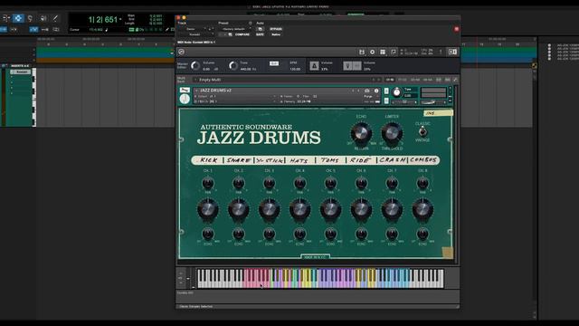 Authentic Soundware | Jazz Drums for Kontakt v2 | Walkthrough смотреть онлайн
