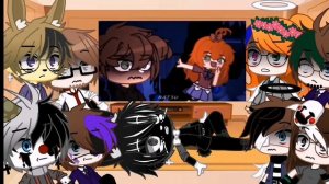 The Afton Family(+Shadow Bonnie, Charlie, Henry y Glitchtrap)react to Elizabeth Afton?(Gl)