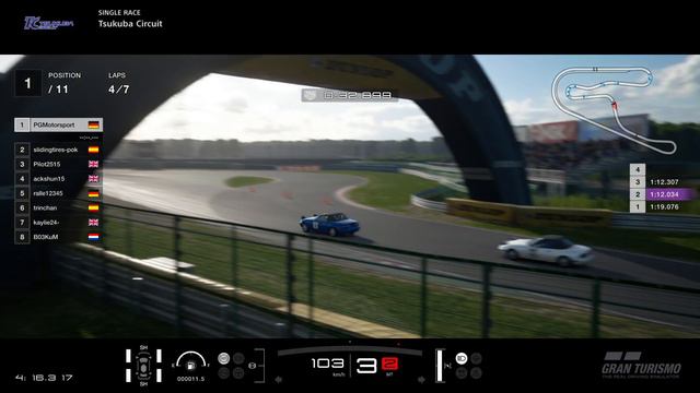 Gran Turismo™SPORT Daily Race 828 Tsukuba Mazda Eunos Roadster (NA) Broadcast смотреть онлайн