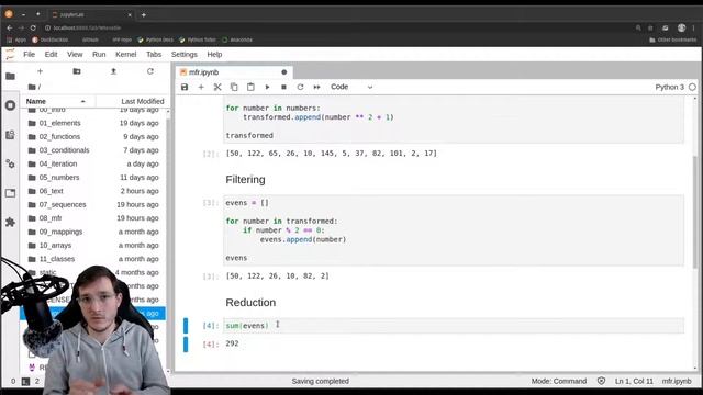 A first look at the map-filter-reduce paradigm смотреть онлайн