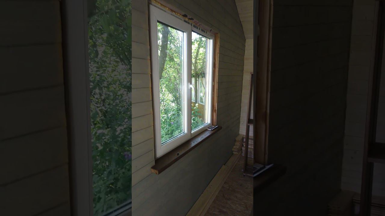 Покраска комнаты отдыха в бане, три цвета смотреть онлайн