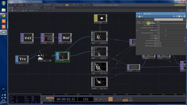 Video tutorial on working web camera in TouchDesigner part 2 смотреть онлайн
