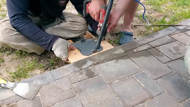 Светильники на участке и фундамент для них смотреть онлайн