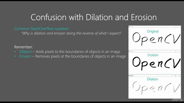 Dilation, Erosion, Opening and Closing смотреть онлайн