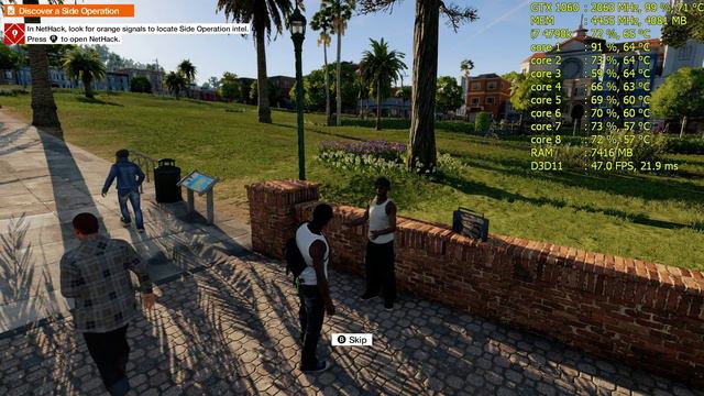 Watch_Dogs 2 - GTX 1060 FE - i7 4790k @ 4.7 -15 gb ram -1080p смотреть онлайн