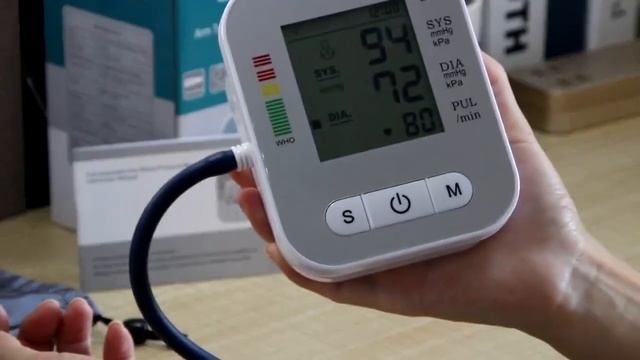 Бытовой электронный монитор артериального давления цифровой тонометр пульсометр измеритель пульса ж смотреть онлайн
