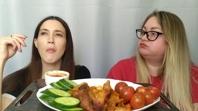 Мукбанг ШАШЛЫК овощи | Mukbang SHISH KEBAB vegetables смотреть онлайн