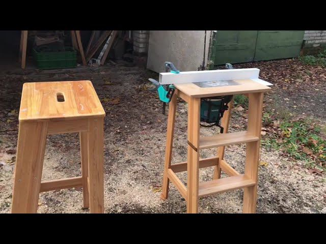 4-В-ОДНОМ: ТАБУРЕТ-СТРЕМЯНКА-ВЕРСТАК-ФРЕЗЕРНЫЙ СТОЛ смотреть онлайн