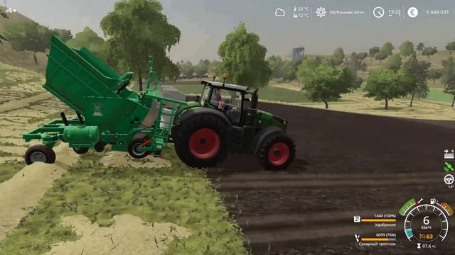 Посадка сахарного тростника Farming Simulator 19 смотреть онлайн