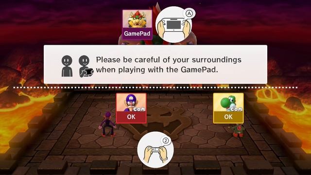 Mario Party 10 Bowser Party #416 Wario, Waluigi, Mario, Yoshi Whimsical Waters Master Difficulty смотреть онлайн