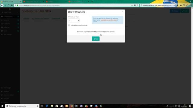 Sorteio 500NBR смотреть онлайн