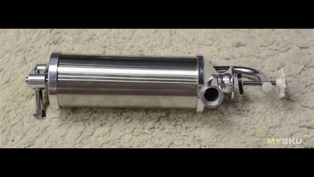 Manual vertical stuffing - machine for making homemade sausage. Шприц для набивки колбас... | #Обзо смотреть онлайн