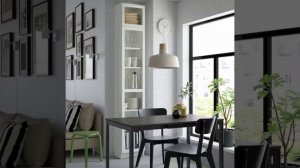 книжный шкаф билли/оксберг белый узкий