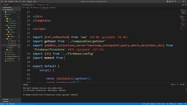13# Tarih Formatlama İşlemi [Vue 3 - Firebase 9] смотреть онлайн