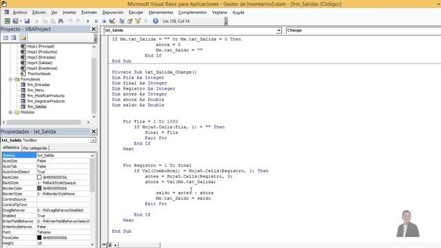 Gestor de Inventarios Parte 6 | Formulario de SALIDAS de Existencias | VBA Excel 2013 #27 смотреть онлайн