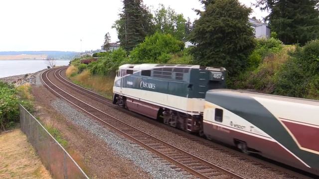 Amtrak Cascades Trains in Washington смотреть онлайн