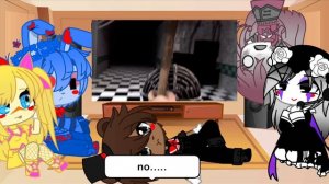 || Fnaf 2 toy animatronic's react to fnaf 2 counter jumpscares || || Fnaf, gacha club ||