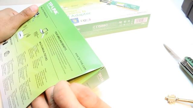 TP Link TL WN851ND Wireless N PCI Adapter Unbox