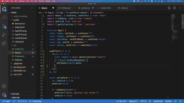 Tutorial 64 - React / React-Native - 20 - Adicionando un documento a una colección смотреть онлайн