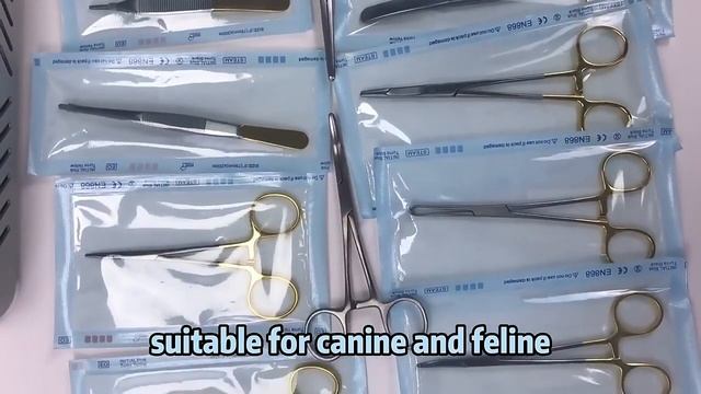 Spay Pack Veterinary Instrument Canine And Feline Spay Neuter Surgery Kit Set смотреть онлайн