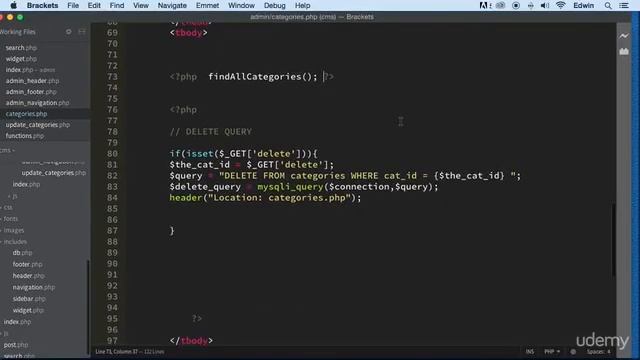 12 Refactoring category code part 2 - CMS CATEGORIES & MORE - PHP COURSE CMS PROJECT смотреть онлайн