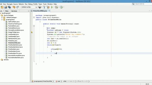 Java Program To Check Prime Number using While Loop смотреть онлайн