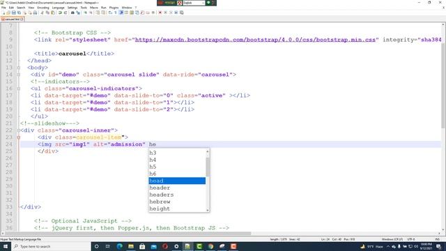 carousel using bootstrap 4 with project model смотреть онлайн