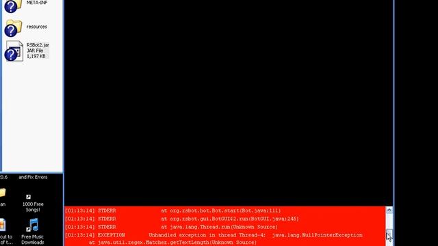 HELP RSBOT ERROR IDK WHAT TO DO!!! смотреть онлайн