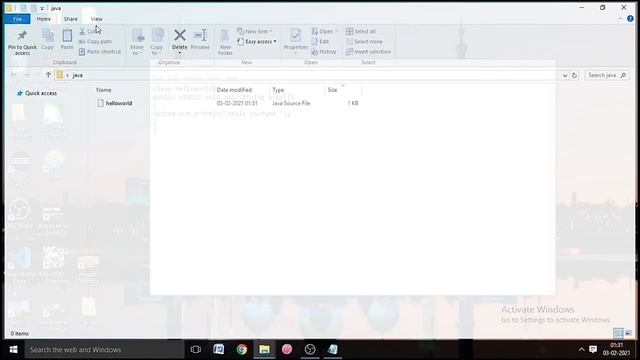 How to run and compile very simple Java |Hello World | Program with Command Prompt and Notepad смотреть онлайн