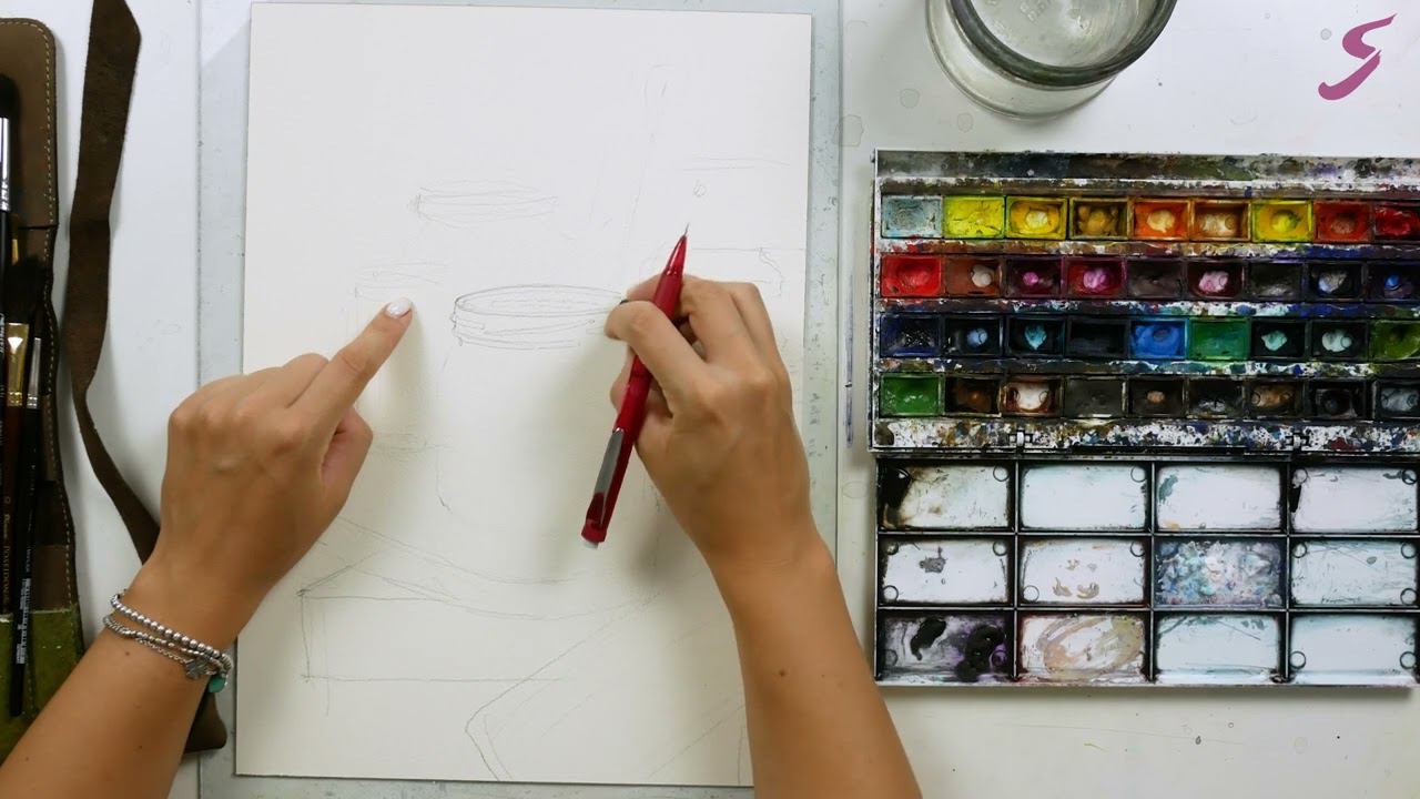 Золотой мед. Первый урок марафона "Лето на палитре" смотреть онлайн