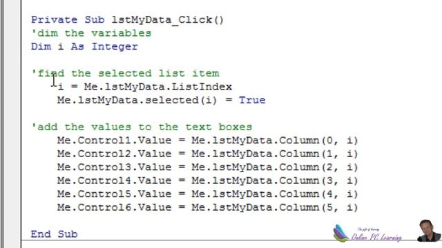 Excel Userform VBA - Previous and Next Button Part 2 смотреть онлайн