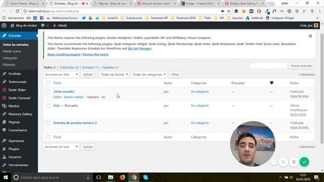 Cómo Instalar y Configurar tu Plantilla WordPress en 2018 смотреть онлайн