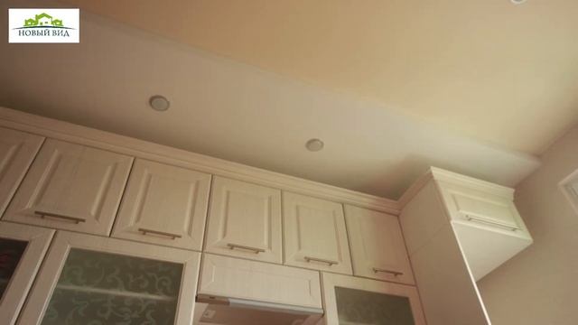 ПОДБОРКА НАТЯЖНЫХ ПОТОЛКОВ НА КУХНЮ. Дизайнерские решения от компании «Новый вид» смотреть онлайн