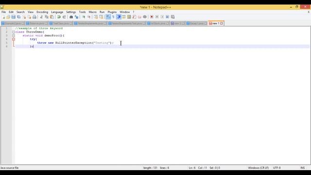Nested try catch block in Java смотреть онлайн