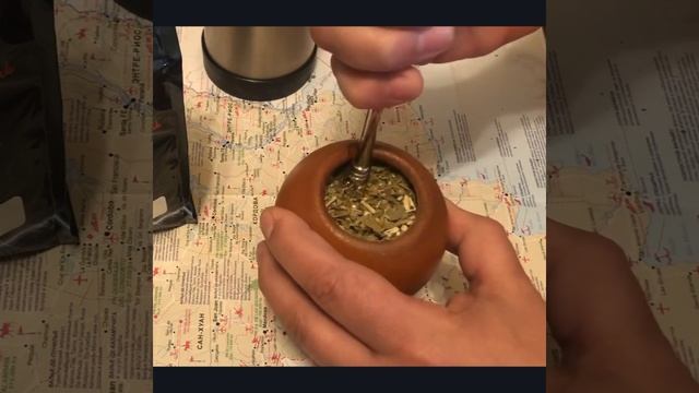 Как правильно приготовить Мате в сосуде с узким горлом. смотреть онлайн