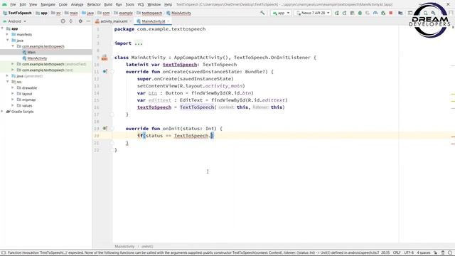 Build an App that Converts text to Speech in Kotlin || Text to Speech Converter || Android App смотреть онлайн