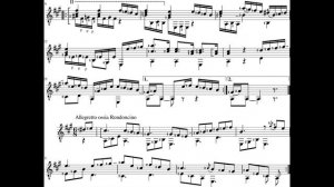 Niccolò Paganini - Guitar Sonata No. 2 in A Major, M.S. 84 [Score-Video]
