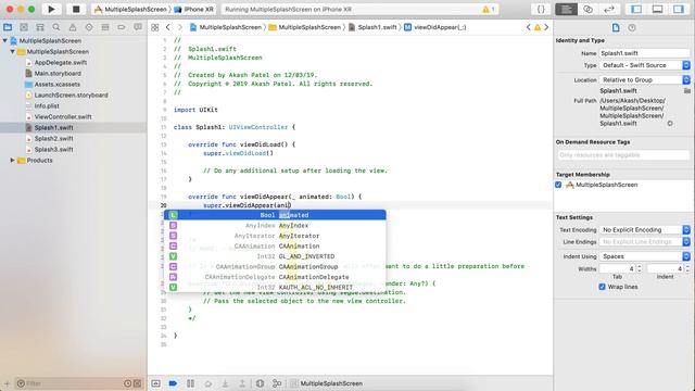 Add Multiple Splash screens to your app for customised time you want | Swift 4 смотреть онлайн