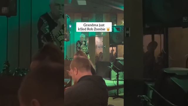 Ничего особенного, просто Бабуля исполняет Rob Zombie смотреть онлайн