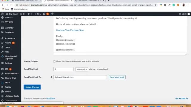 Cart Abandoned automated followup emails in Wordpress (Woo commerce) смотреть онлайн