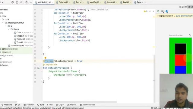 Jetpack Compose tutorial in Hindi #8 - Preview Annotation смотреть онлайн