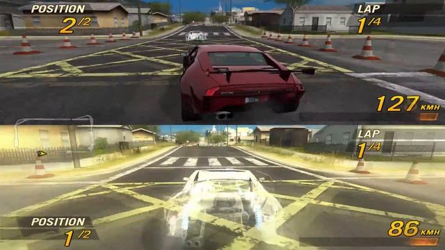 FlatOut 2 Multiplayer - Splitscreen Gameplay #2 смотреть онлайн