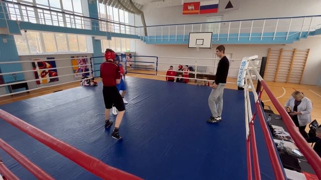 БОКС матчевая встреча Магнитогорск-Оренбург, юноши 2009 г.р, вес- 52 кг. смотреть онлайн