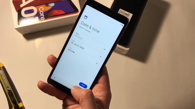 Samsung Galaxy A01 Core (A013) Unboxing смотреть онлайн